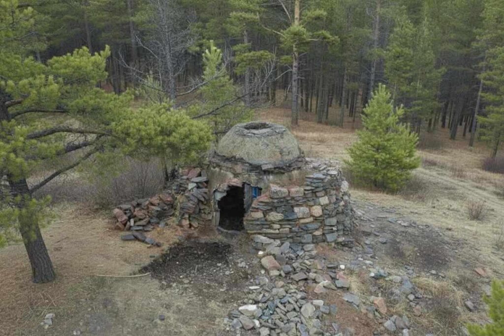 Древний каменный шатёр на Малом море — редкая печь для выплавки смолы